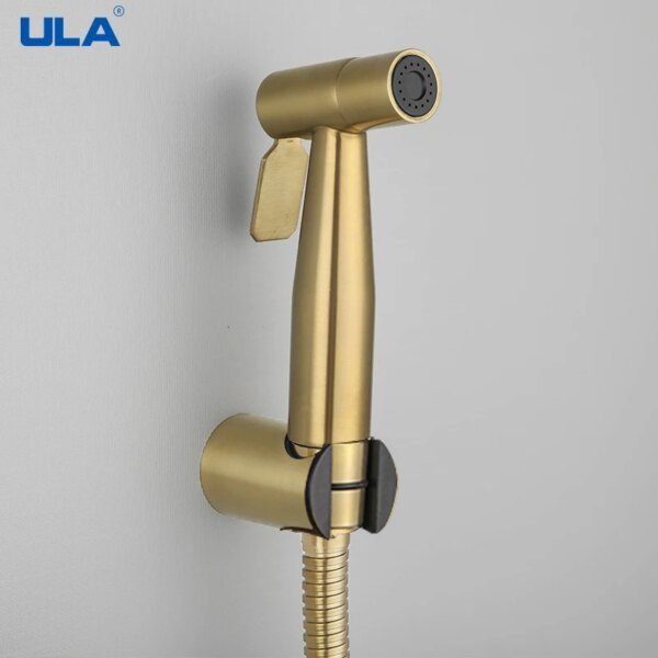 Bidet à Main en Acier Inoxydable, Kit Or Brossé