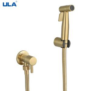 Bidet à Main en Acier Inoxydable, Kit Or Brossé