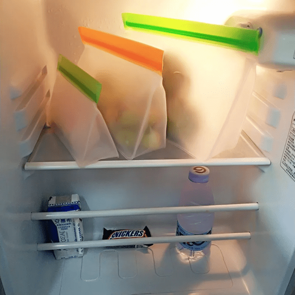 Sacs Alimentaires Réutilisables en Silicone – Conservation Fraîcheur