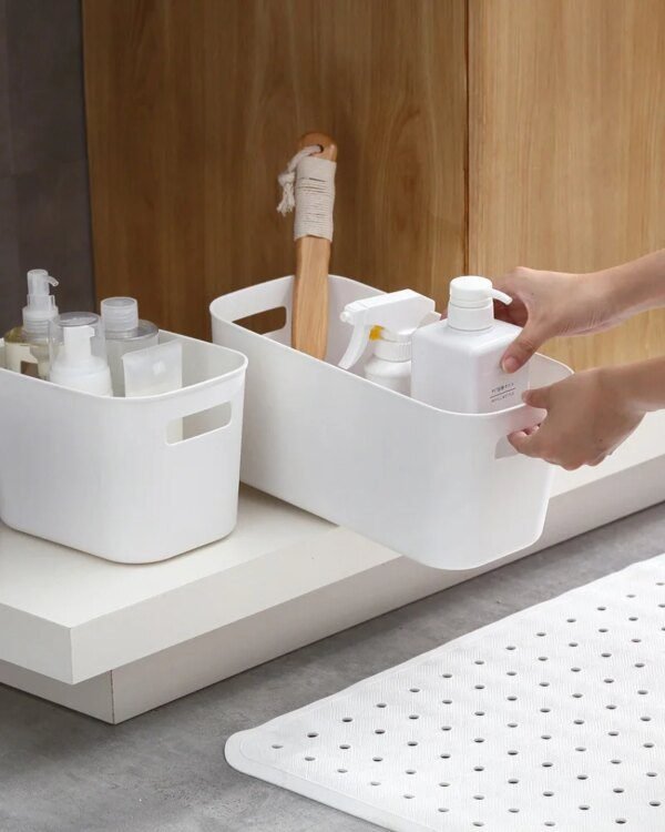 boite de rangement plastique, 2 tailles