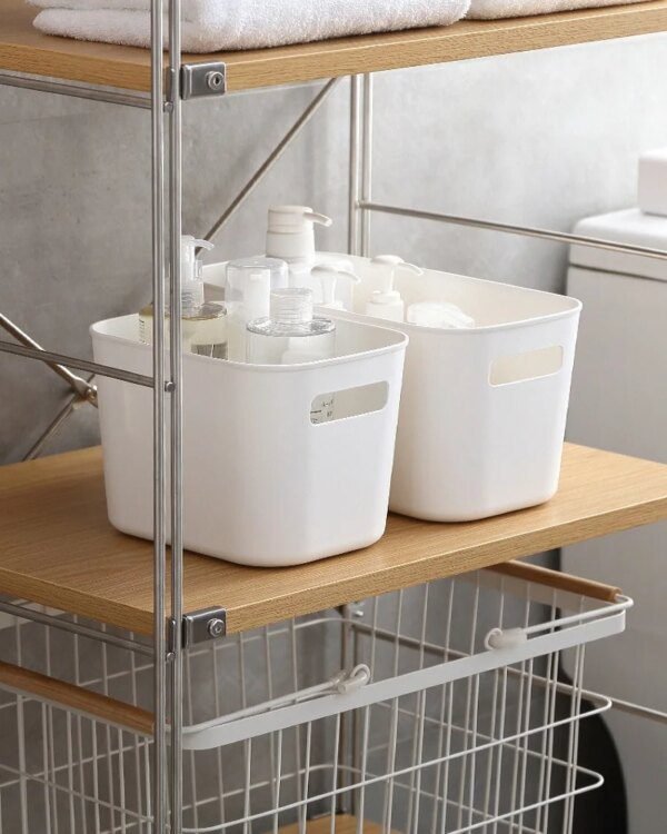 boite de rangement plastique, 2 tailles