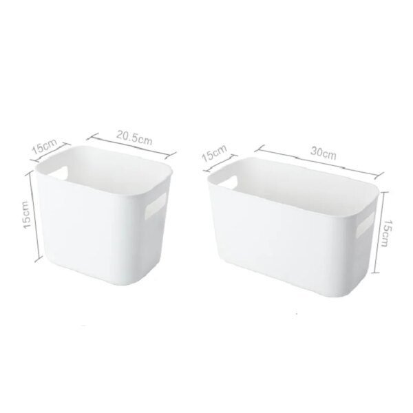 boite de rangement plastique, 2 tailles