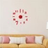 autocollant mural en forme d'horloge