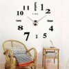 autocollant mural en forme d'horloge