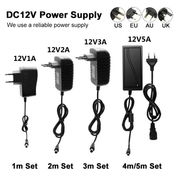 Bande lumineuse LED 12V pour miroir de maquillage, miroir lumineux