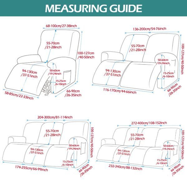 housse de canapé extensible à Haute Élasticité