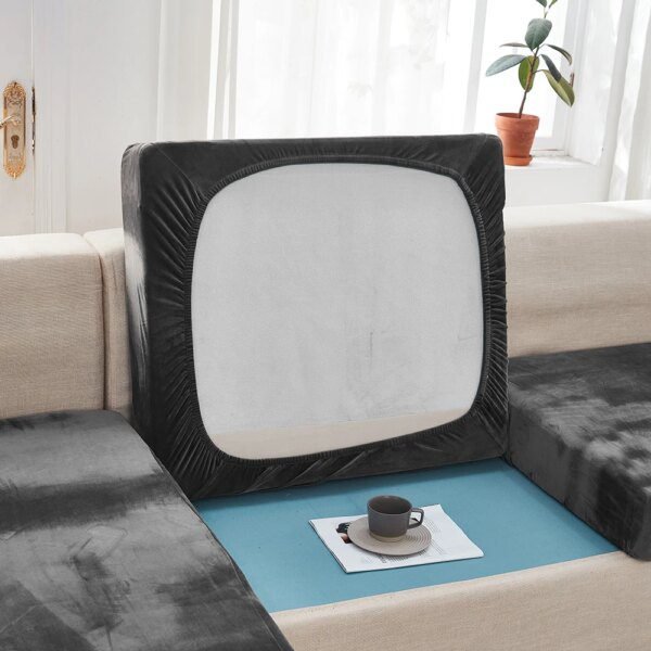 housse de canapé dangle, en velours, en peluche, pour salon