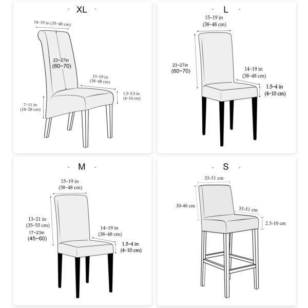 housse de chaise extensible