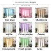 rideaux salon de porte en Tulle transparent, couleur unie