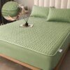 Housse de matelas épaisse, linge de lit matelassé et épais, imprimé, literie