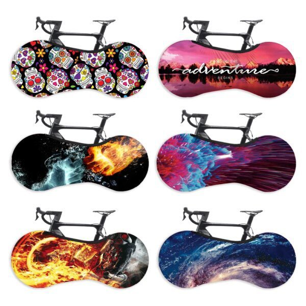 housse velo ThinkRider Sac de Rangement Anti-rayures, Couverture de Protection Anti-poussière pour Vélo de Route et VTT