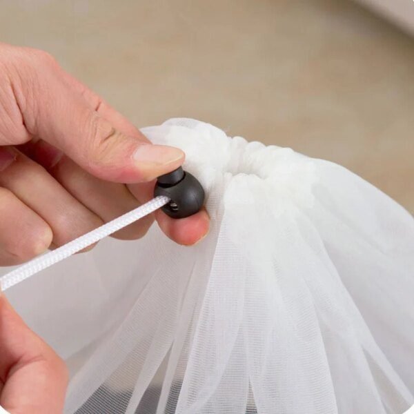 Sac à linge en Maille Pliable, Accessoires d'Entretien du Linge, 3 Tailles