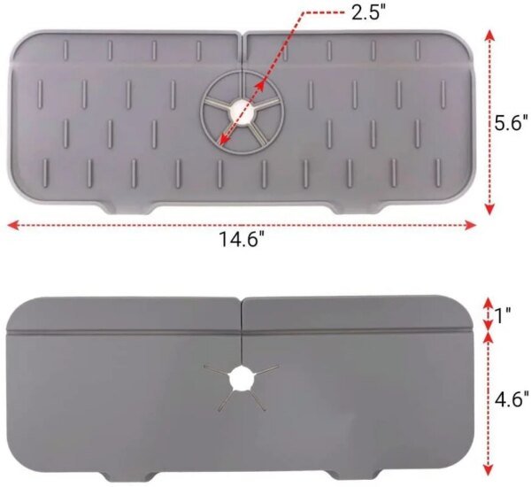 Tapis de Robinet en Silicone – Protecteur et Égouttoir pour Cuisine