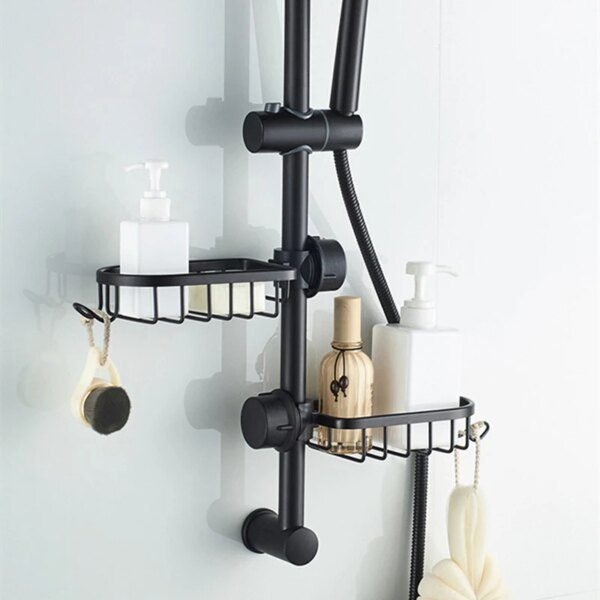 Égouttoir d’Évier en Aluminium – Rangement d’Éponges pour Cuisine