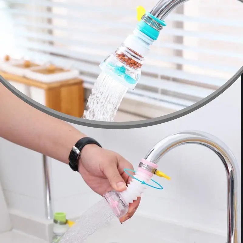 Embout robinet ustensile de — Embout de Robinet Rotatif à 360° - Filtre Anti-Éclaboussures | home20.fr