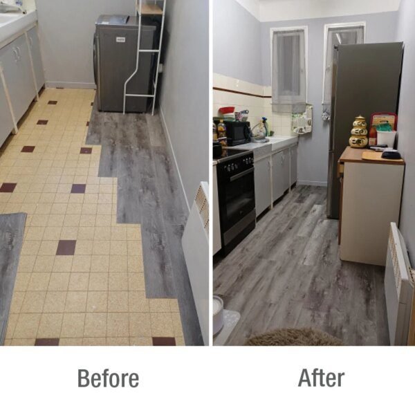 Autocollant mural 3d en mousse XPE avec Grain de bois