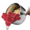 Passoire de Cuisine en Silicone – Clip Multifonction pour Bol