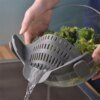 Passoire de Cuisine en Silicone – Clip Multifonction pour Bol