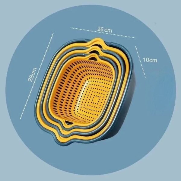 Panier de Vidange Multifonctionnel – Double Couche pour Cuisine
