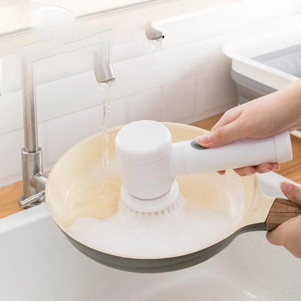 Brosse de Nettoyage Électrique Rechargeable – Modèle Amélioré