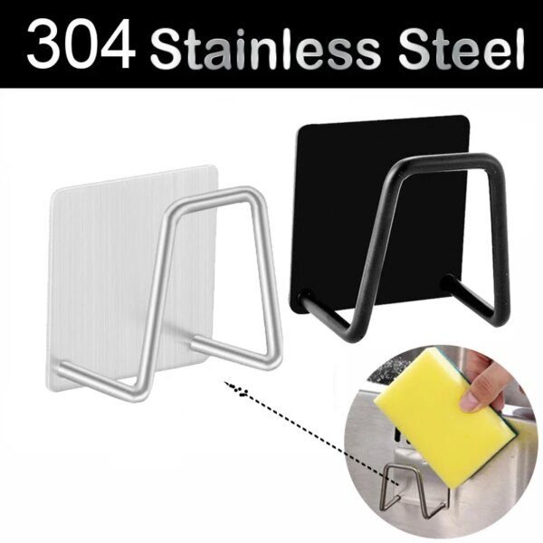 Porte éponge adhésif de cuisine, évier étanche, égouttoir