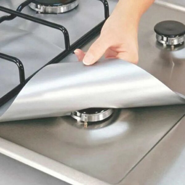 Protecteur de Brûleur pour Cuisinière – Tapis Anti-Déversement Gazinière