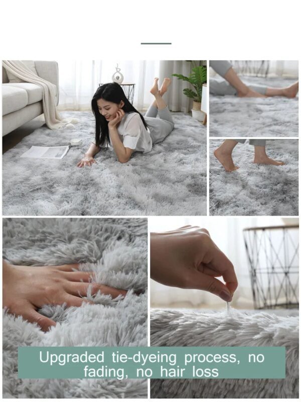 Grand Tapis Salon et Chambre – Tapis Doux en Velours pour Enfants