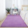Tapis Nordique en Molleton de Corail – Salon et Chambre d’Enfant