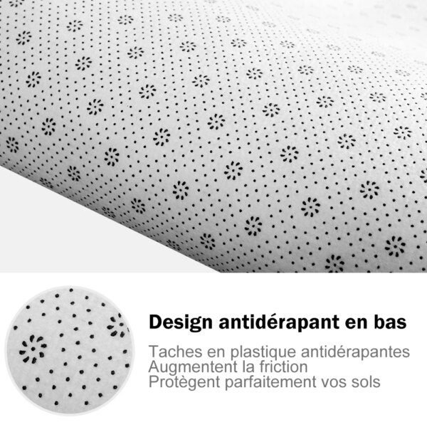 Tapis Salon – Peluche Douce, Épais, Antidérapant, Couleur Unie