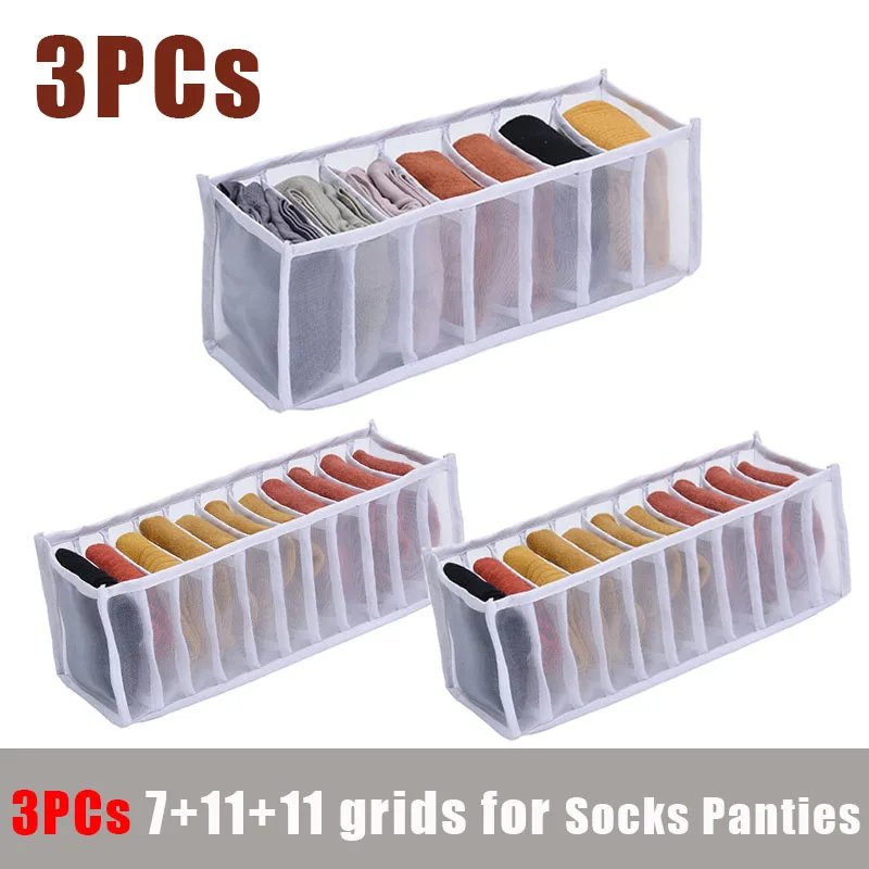 3PCs White Socks