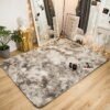 Tapis en velours multicolore – Confort et décoration pour salon