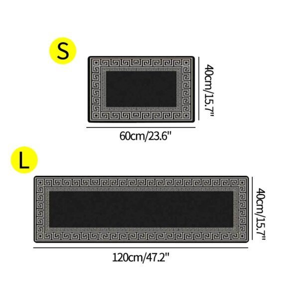 Tapis de cuisine long – Doux, absorbant