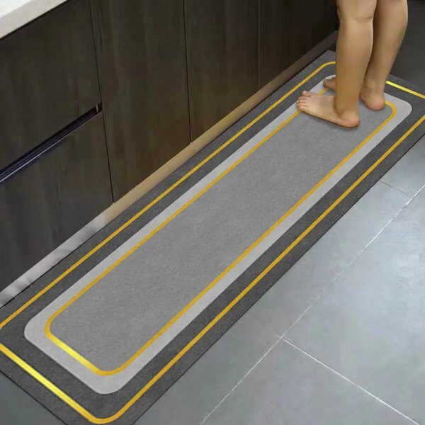 Tapis de sol cuisine et multi‑usage – Antidérapant