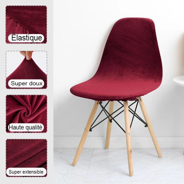 🪑 1/2/4/6 Nouveau Style Housse de Chaise Lavable