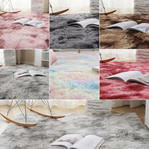 Tapis peluche pour Salon ou Chambre à Coucher