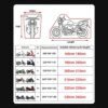 housse moto, imperméable, anti-poussière