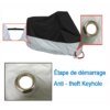 housse moto couverture universelle extérieure UV protecteur Scooter toutes les saisons imperméable vélo