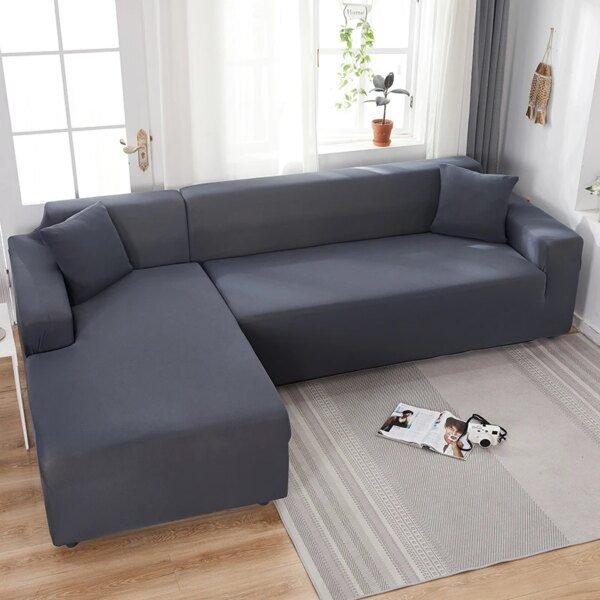 Housse canapé d'angle pour fauteuil, commander 2 pièces, 1 pièce