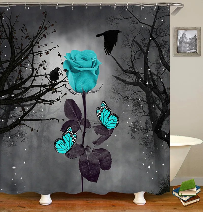 H-1PC Shower Curtain