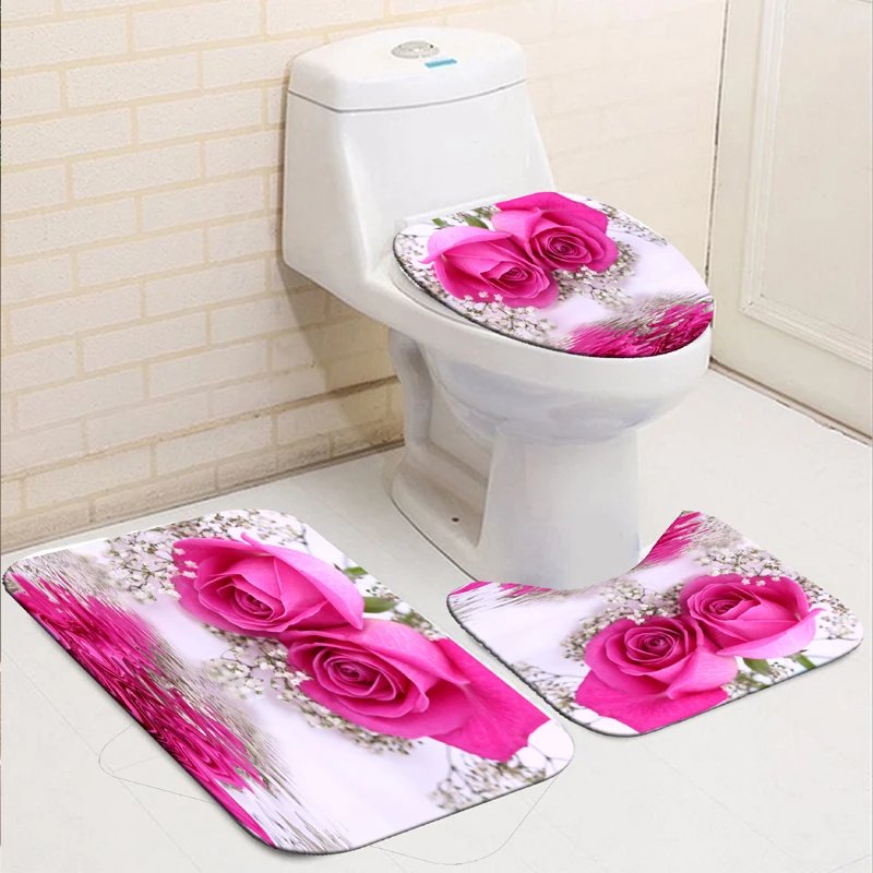 C-Bath Rug Mat-3Pcs