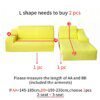 housse extensible canapé d'angle, élastique pour salon