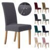Housse de chaise en Jacquard hydrofuge, pour salle à manger