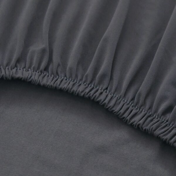 Housse de chaise élastique de couleur unie, en Spandex