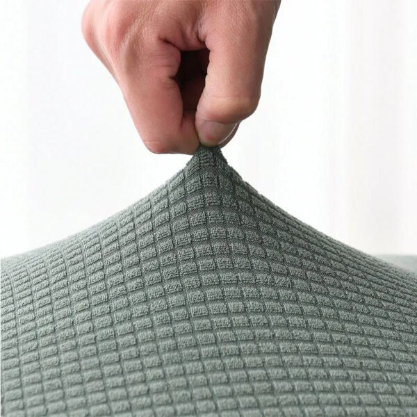 Housse de Chaise Imperméable et Élastique avec Dossier, Couvre-Chaise en Jacquard, pour Salle à Manger, Cuisine, Mariage, Hôtel, Banquet