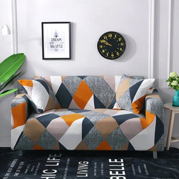 housse de canapé extensible pour canapé et fauteuil 1/2/3/4 places, imprimée, décoration d'intérieur, pour salon