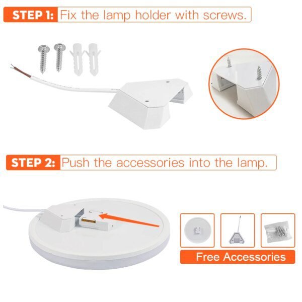 Plafonnier Led ultramince au design moderne