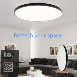 Plafonnier Led ultramince au design moderne