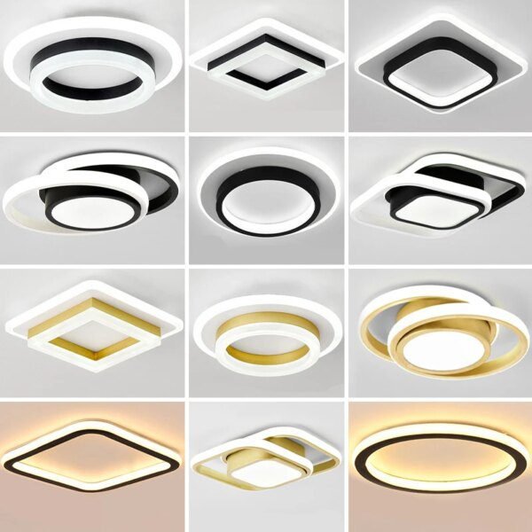 Plafonnier LED au Design Créatif, Luminaire Décoratif d'Intérieur