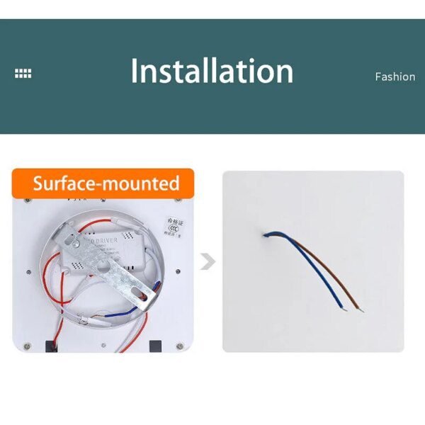 Plafonnier LED au Design Créatif, Luminaire Décoratif d'Intérieur