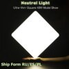 Plafonnier en LED carré, éclairage d'intérieur, lumière blanche chaude ou froide